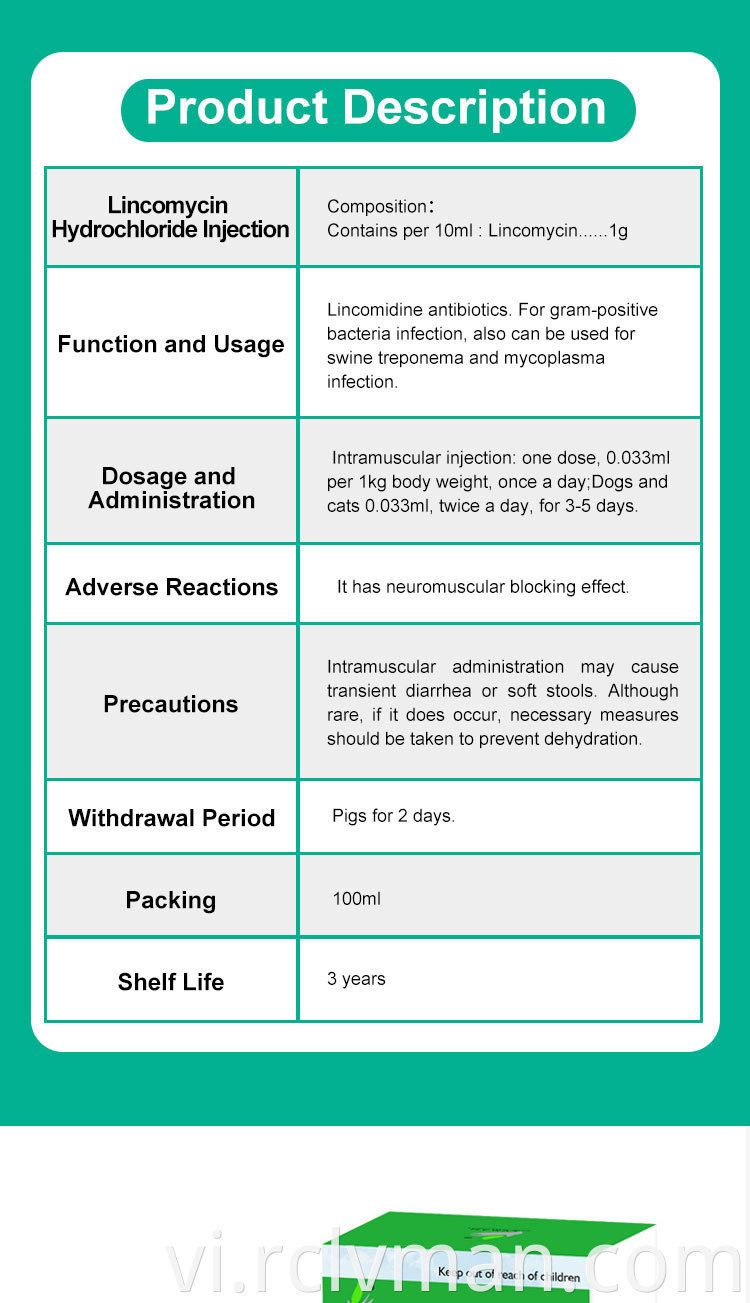Lincomycin Hydrochloride Injection 02